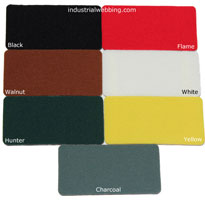 a color card for TEMPO display fabric